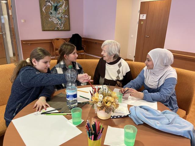 Besuch im Kolpinghaus Leopoldstadt